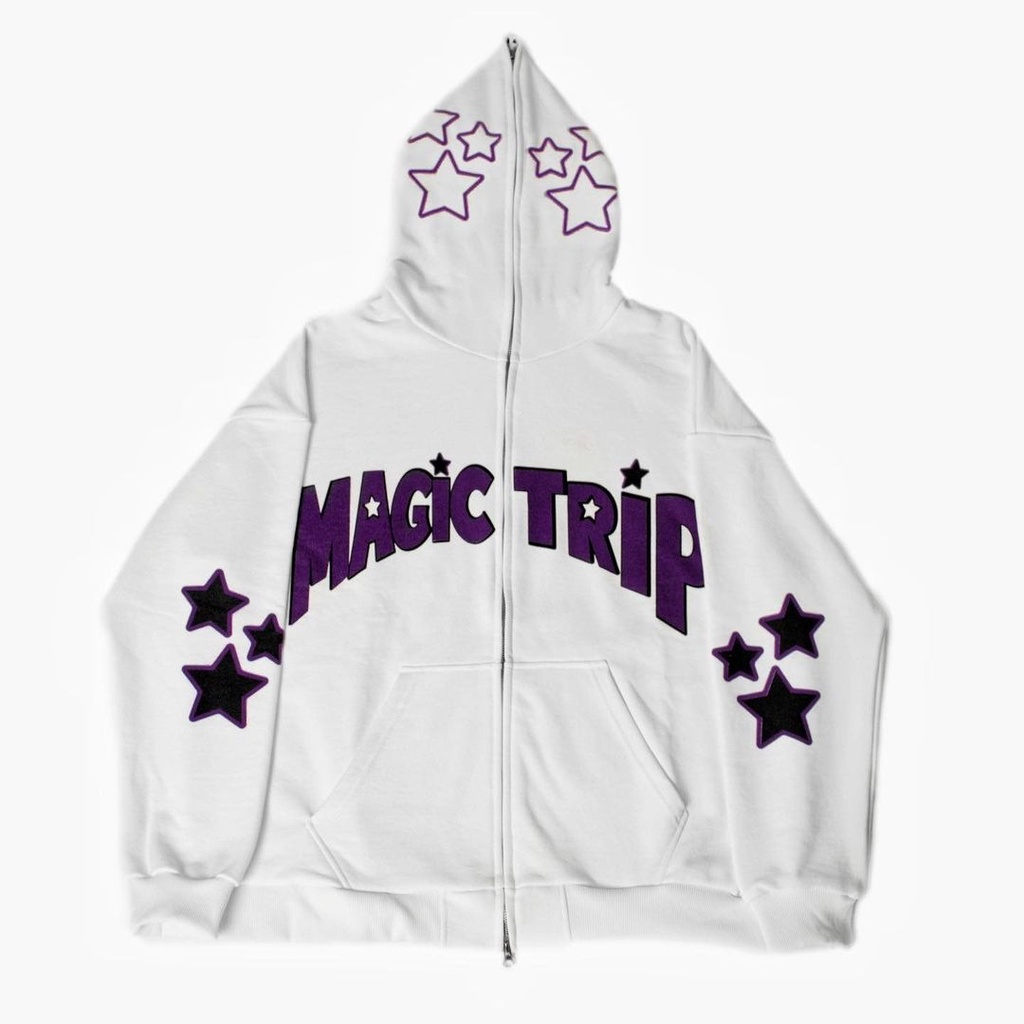 Áo khoác hoodie MMIOT y2k có khóa kéo in chữ phong cách cổ điển thời trang xuân thu cho nam và nữ