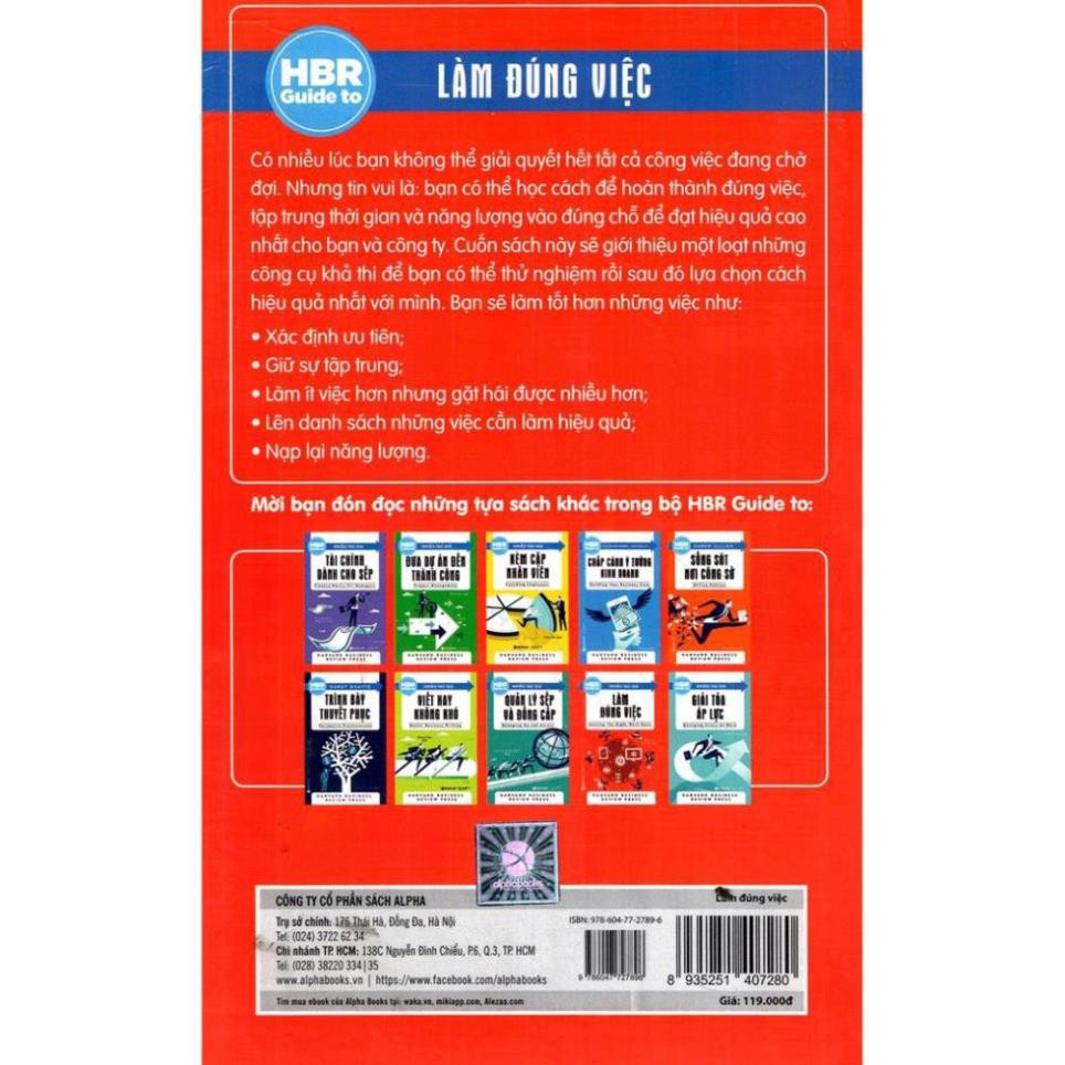 HBR Guide To - Làm đúng việc