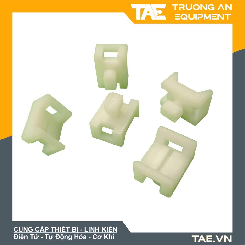 Nút giữ dây rút , nút khóa bó dây điện, đế nhựa cố định dây thít STM