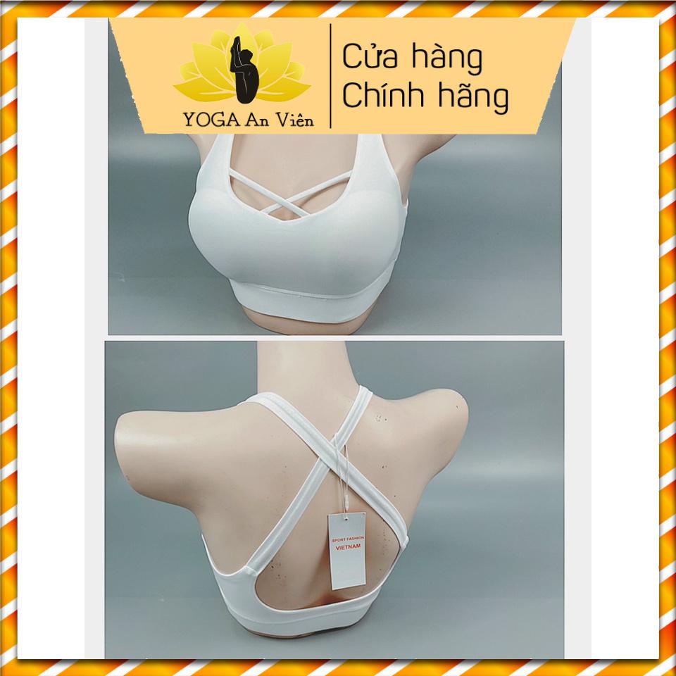 [Ảnh thật] Bra chéo ngực hở lưng thấm hút mồ hôi tuyệt đối - 093- Yoga An Viên