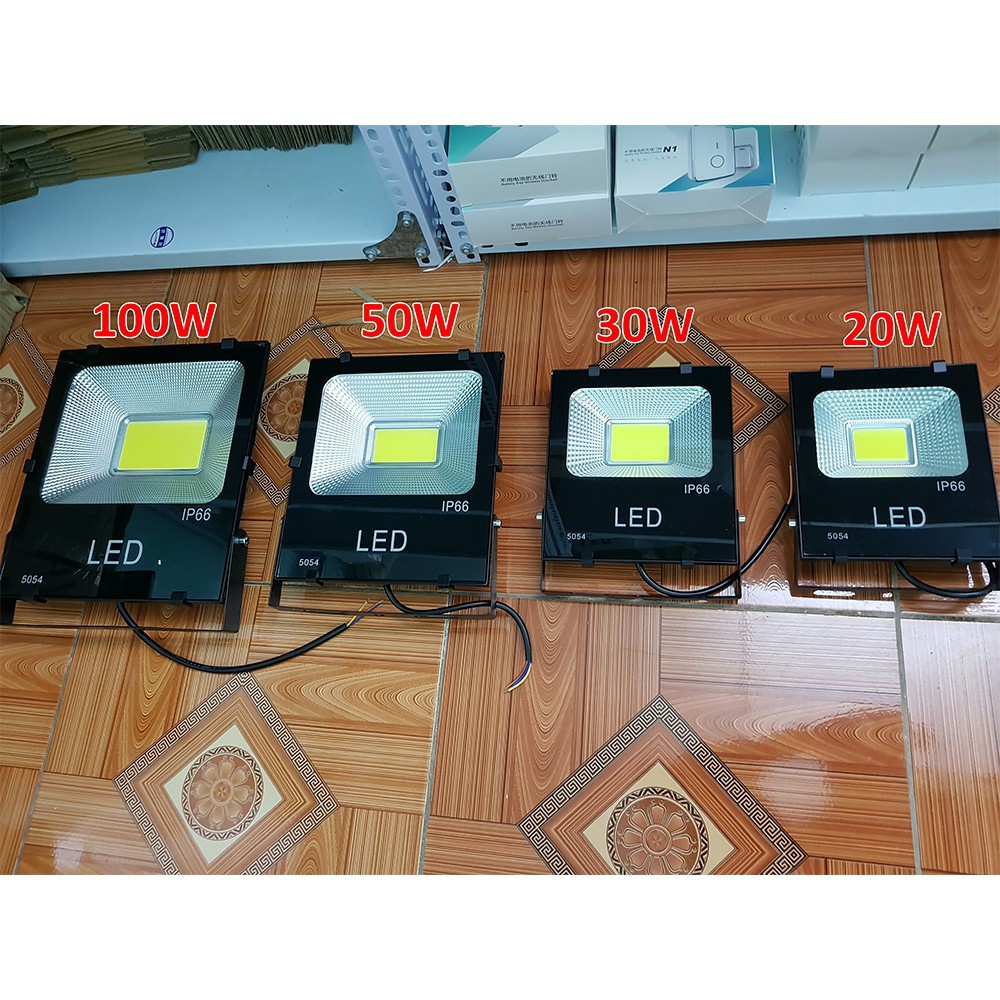 Đèn led 100W chiếu sáng ngoài trời công suất cao - Đèn pha 100W