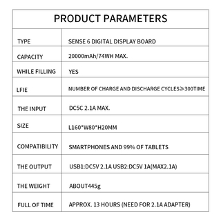 Sạc dự phòng Romoss pin Polymer cho iPhone Android 20000mAh