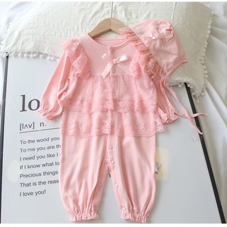 Sét body tiểu thư ren hoa hai lớp khuy giữa