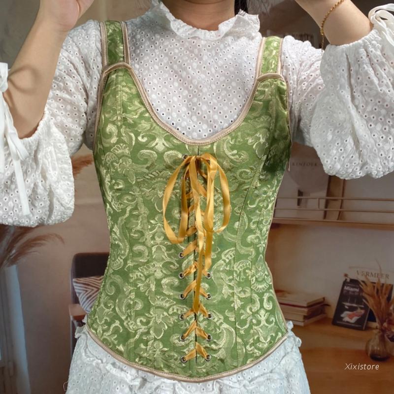 XIXI Áo corset định hình eo màu đen