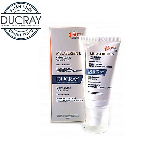 Ducray - Ducray Kem Chống Nắng Giảm Đốm Nâu Melascreen UV Light Cream SPF50+ 40ml