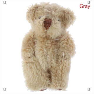 Gấu Bông Teddy Dễ Thương 4,5Cm Màu Trơn Và