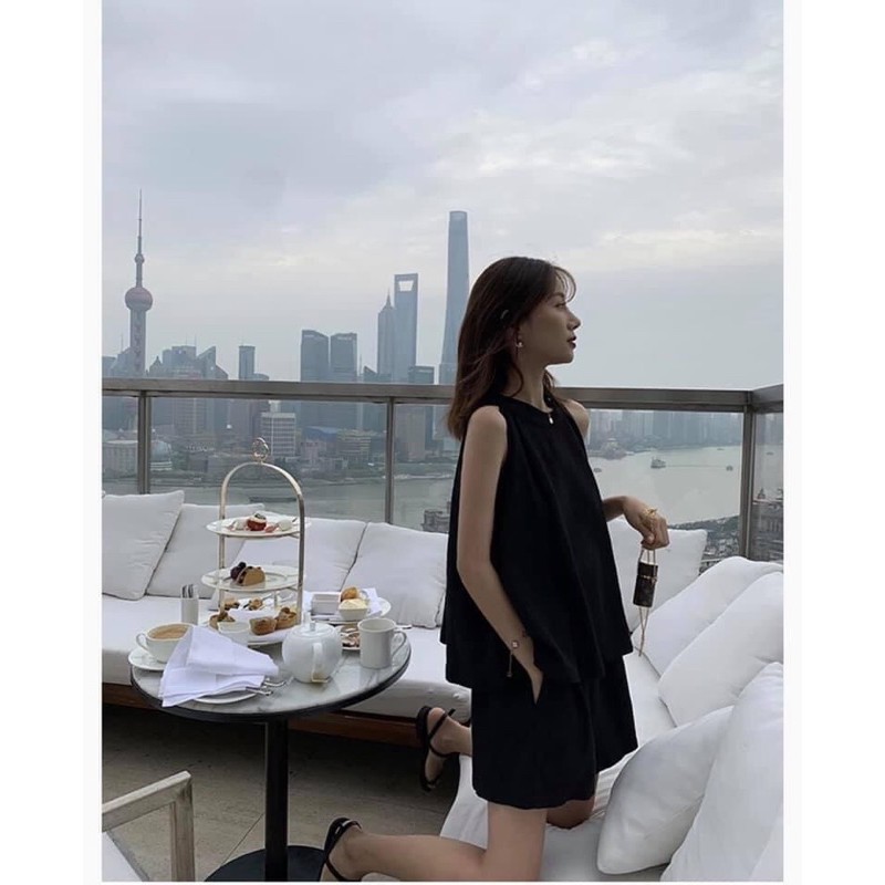 Sét Đũi Áo Yếm Quần Đùi Hàng Đẹp | BigBuy360 - bigbuy360.vn