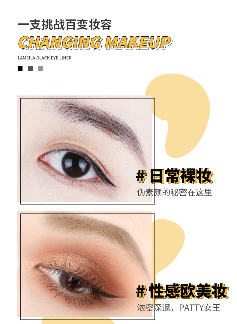 [Hàng mới về] Bút Kẻ Mắt Dạng Lỏng Màu Đen Chống Thấm Nước Và Mồ Hôi Lâu Trôi Trang Điểm Thời Trang | BigBuy360 - bigbuy360.vn