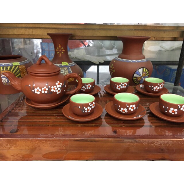 Bộ ấm chén hoa đào