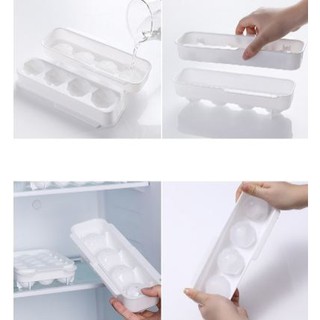 Khay làm đá viên tròn cao cấp (2 size)