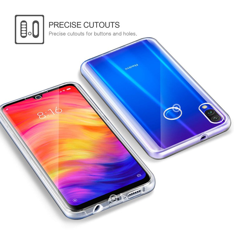 ốp điện thoại Chống Sốc 360 Độ Cho Xiaomi Redmi Note 9s 9 8 7 6 5 Pro 8t 4 4x