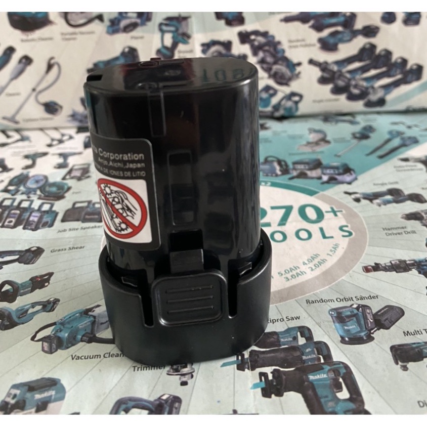 Pin makita 7.2v Lion BL7010 nhận sạc zin dung lượng 3Ah