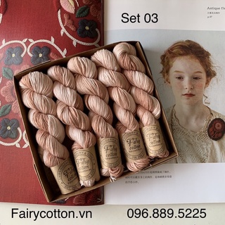 Chỉ thêu cottton cuôn 50m