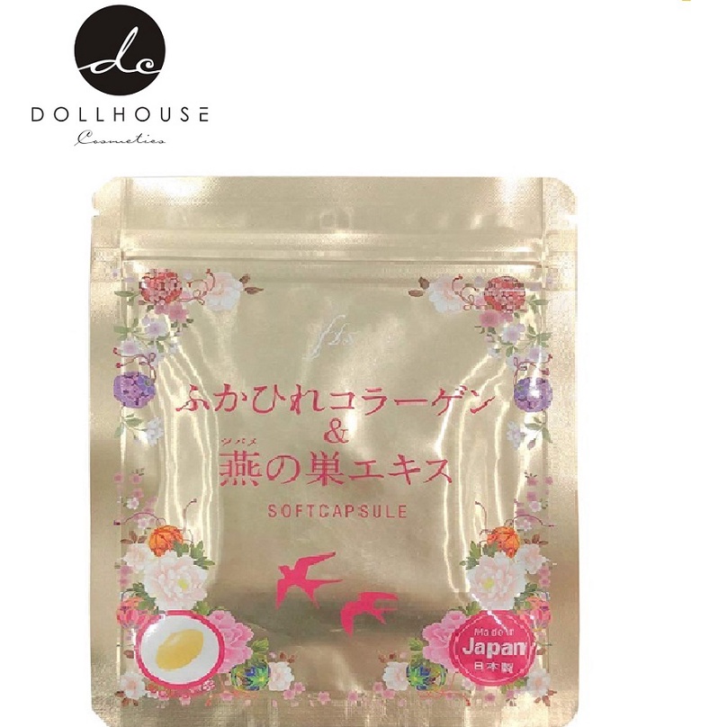 nội địa Nhật - Collagen Tươi chiết xuất tổ yến 30 Viên- Chống Lão Hóa Da và Tốt Cho Sức Khỏe.