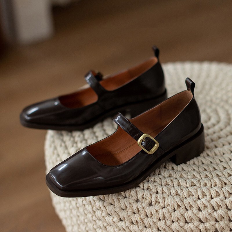 Giày Mary Jane da mềm êm chân