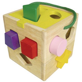 Đồ chơi gỗ - Giỏ thả 12 khối chính hãng Winwintoys 62022