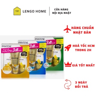 Dầu gội pantene 450ml set 3