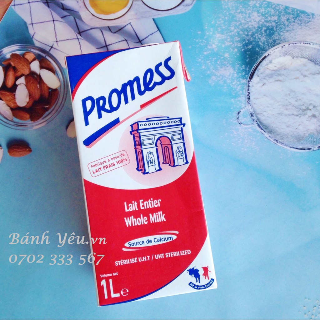 Sữa tươi nguyên kem PHÁP Promess 1Lít - PC06