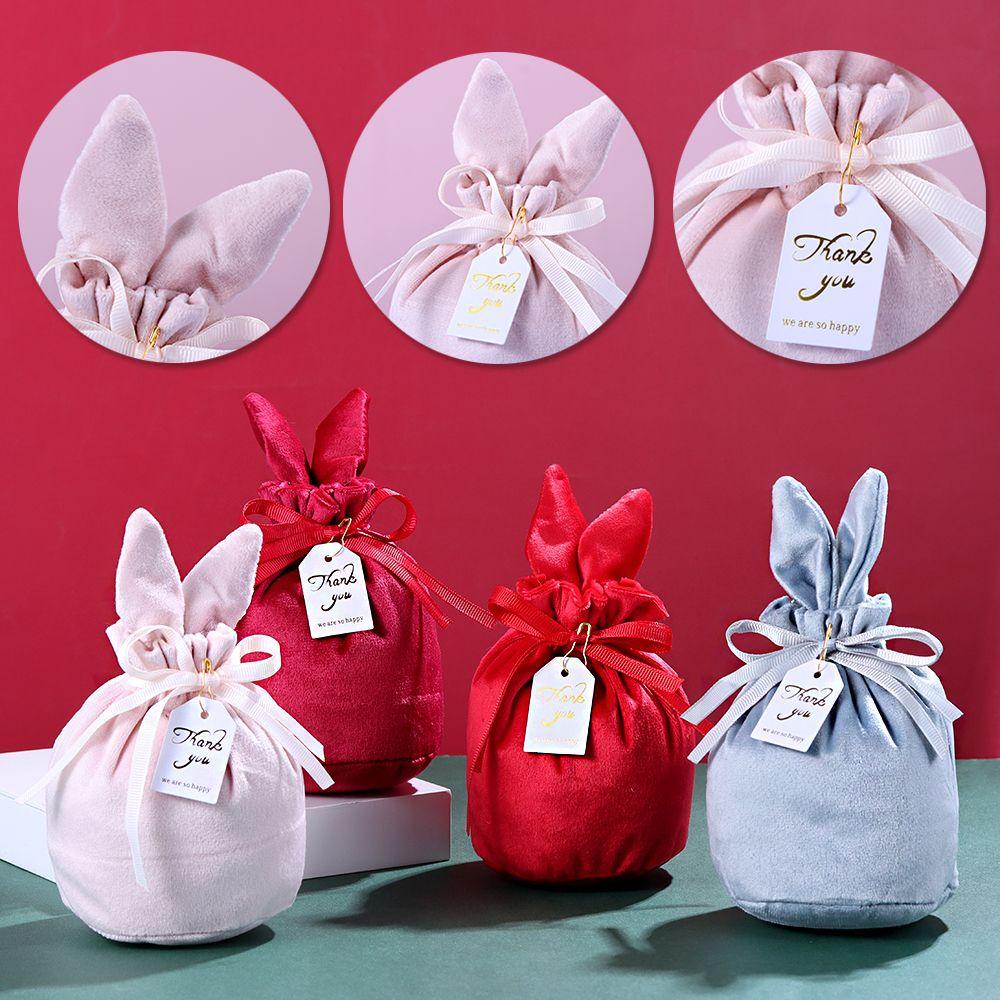 CHOOKEY Giá Đỡ Kẹo / Sô Cô La Hình Tai Thỏ Phục Sinh