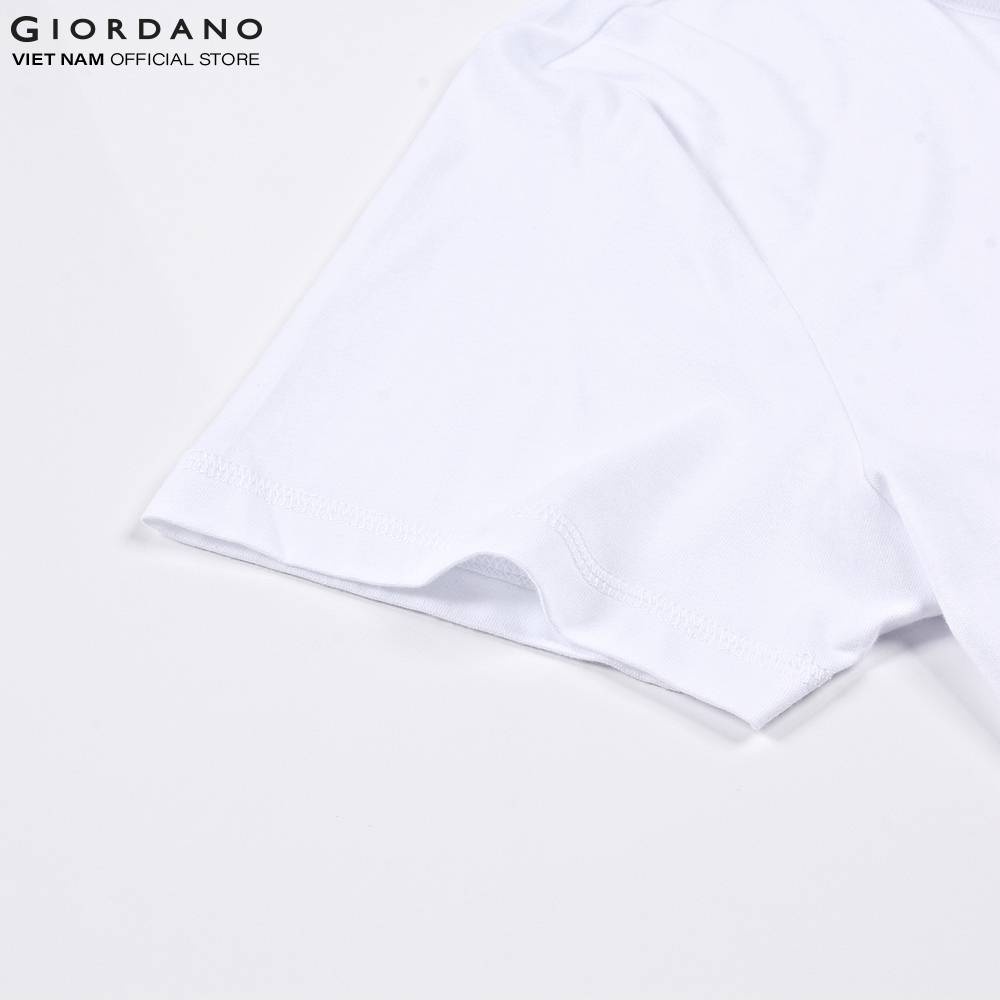 Áo Thun Nam Ngắn Tay Cài Khuy Giordano 01029316