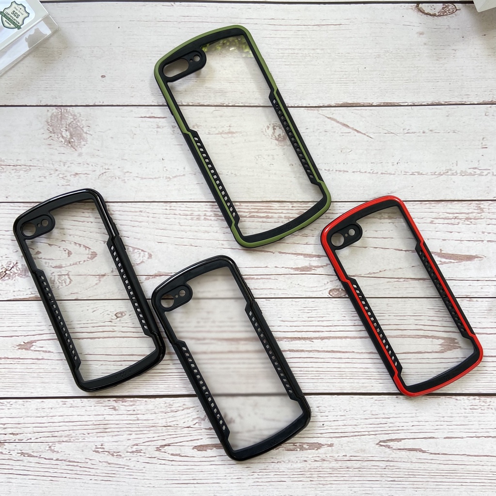 Ốp lưng XUNDD iPhone 7+/ 8 Plus, iPhone 7/ 8/ SE 2/ SE 3  -Chống sốc, Lưng trong, Cạnh màu -