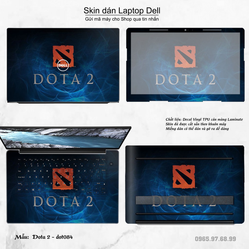 Skin dán Laptop Dell in hình Dota 2 nhiều mẫu 14 (inbox mã máy cho Shop)