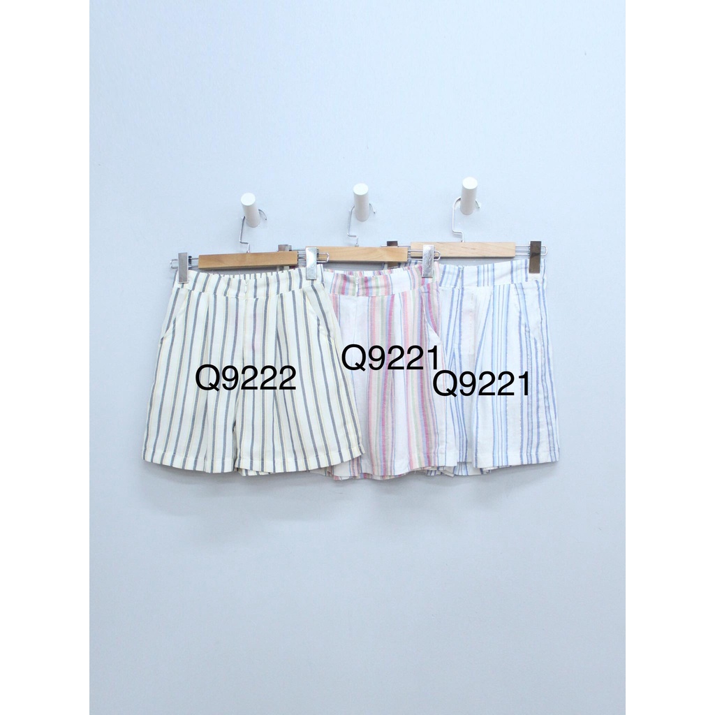 Q9218, Q9219, Q9221, Q9222 & Q9223 - Quần short linen Old navy phối sọc