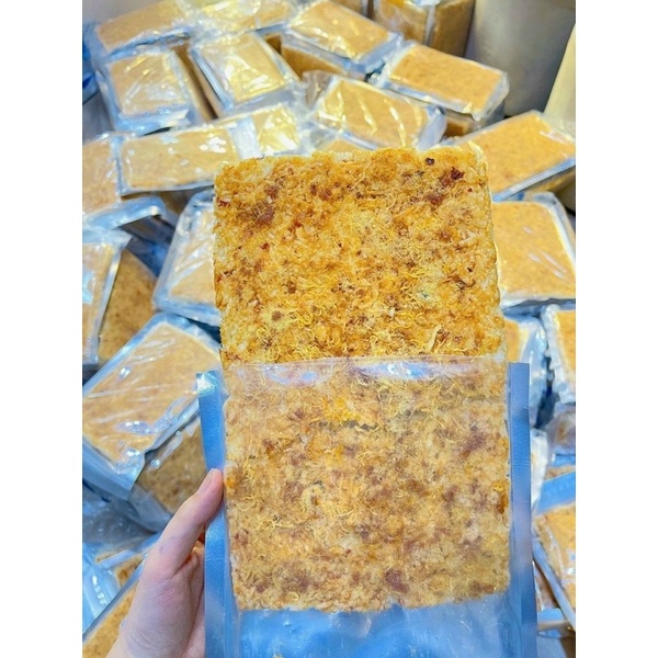 Cơm Cháy XìKe Phủ Ruốc Muối Tôm Hành Phi siêu ngon