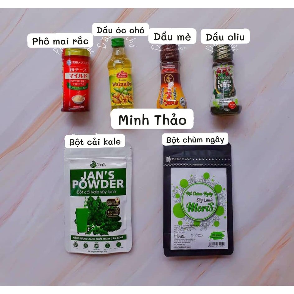 Các loại dầu ăn dặm cho bé