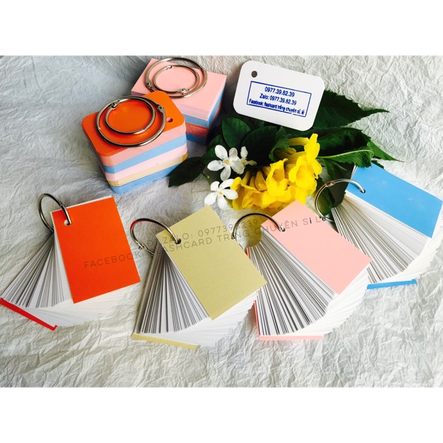 Flashcard thẻ học từ vựng tiếng anh nhật hàn trung cao cấp | Bộ thẻ học tiếng nước (100 thẻ)