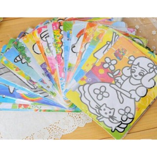 Set 5 tranh cát khổ a5 và a4