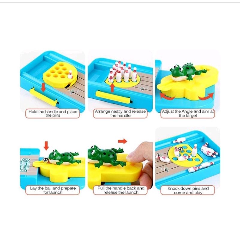 Bộ Đồ Chơi bowling Ếch / Ếch mini Cho Bé