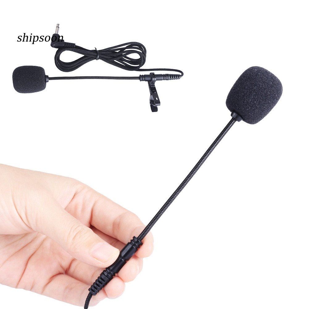 Microphone có đồ kẹp giao diện 3.5mm jack thiết kế chất lượng cao