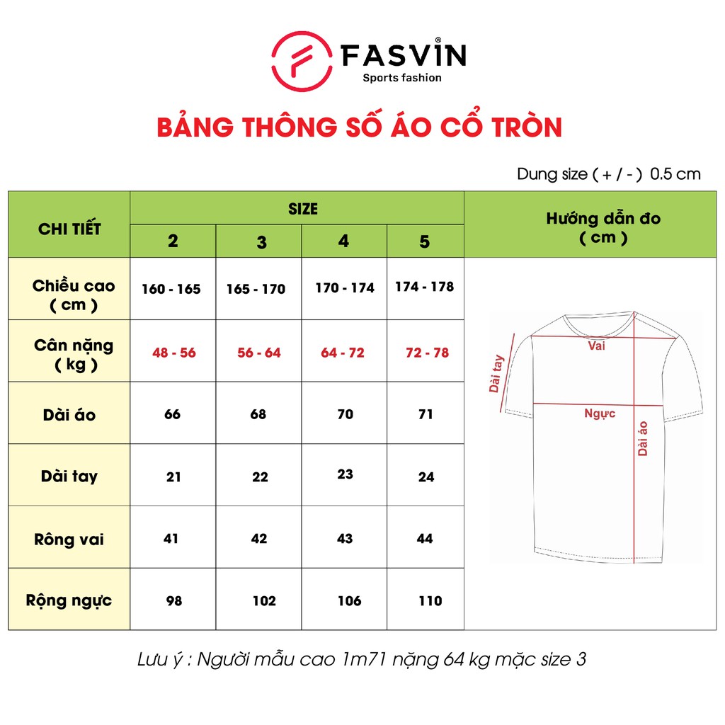 Áo thun thể thao nam Fasvin MPL248.SG áo polo thể thao nam chất thun lạnh thấm hút mồ hôi co giãn thoải mái