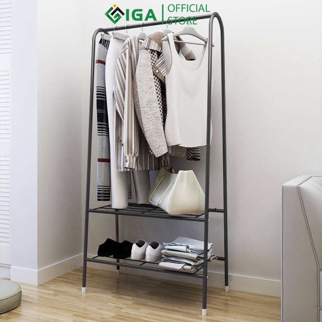 Giá treo quần áo 2 tầng hiện đại thương hiệu IGA GM59