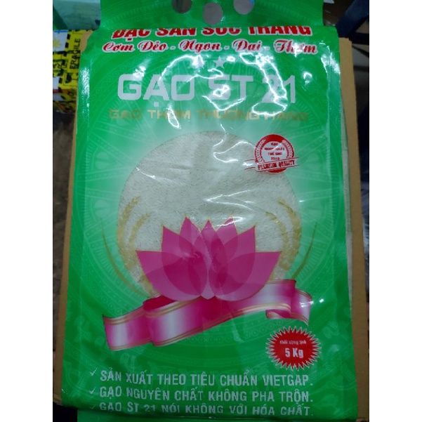 Gạo St21 ĐẶC SẢN  ( Sóc Trăng 5Kg)