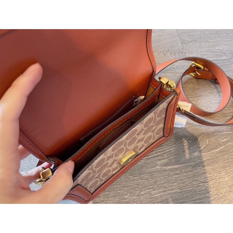 Túi đeo chéo COACH- Hero Shoulder Bag da thật cao cấp Au nhập khẩu new fullbox