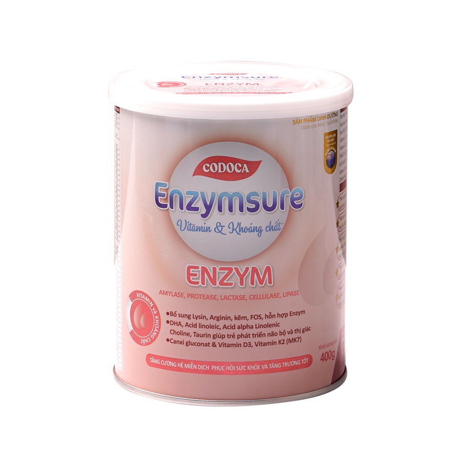 Sữa Milk Codoca Enzymsure (400g) Tăng cường hệ miễn dịch, phát triển tốt cho trẻ
