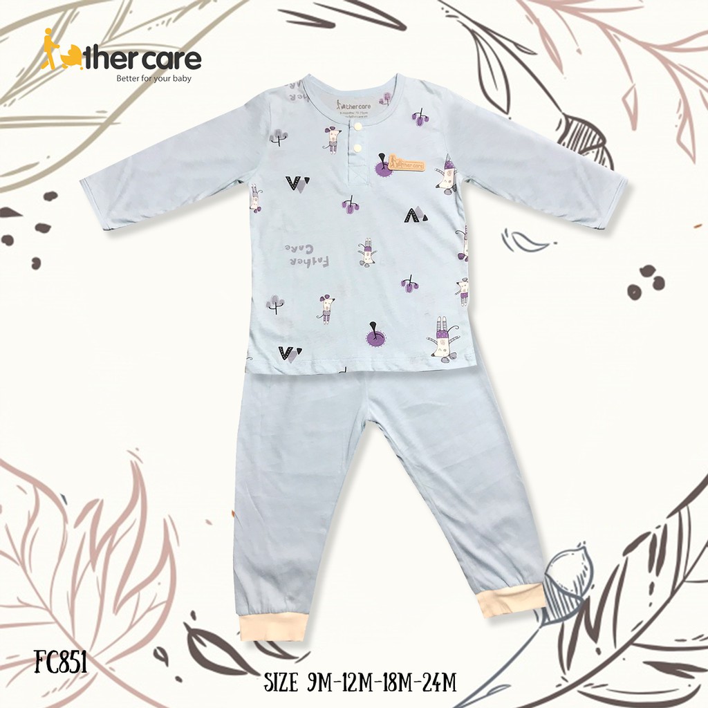 Bộ Quần Áo Trẻ em DT FatherCare Nẹp Trụ - Chuột Ballet FC851