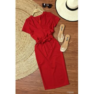 Đầm body ôm chéo ngực