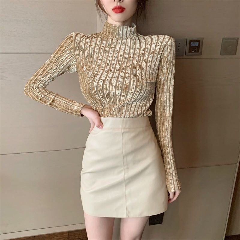 áo nhung cổ 3phân (oder)