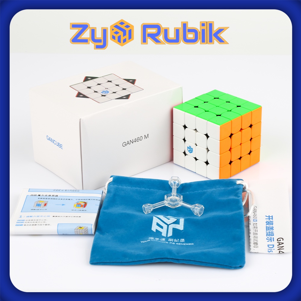 Rubik Gan 460 M Rubik 4x4 Nam Châm Dòng Cao Cấp Flagship Rubic 4 - ZyO Rubik