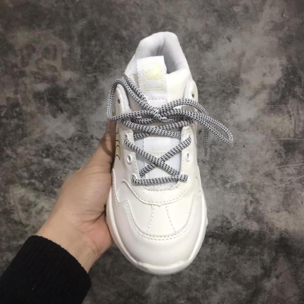 shopgiaykiencuongGiày thể thao MLB ny chữ vàng Hot trend nam nữ, Giày sneaker MLB ny độn đế tăng ch