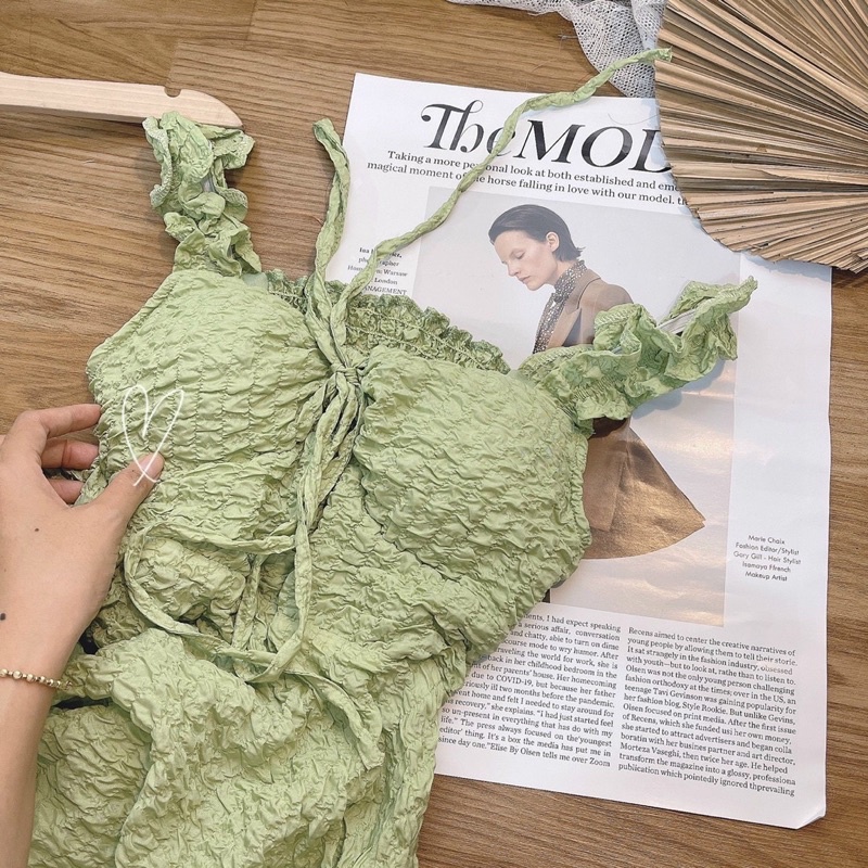 đầm xốp bơ 2dây