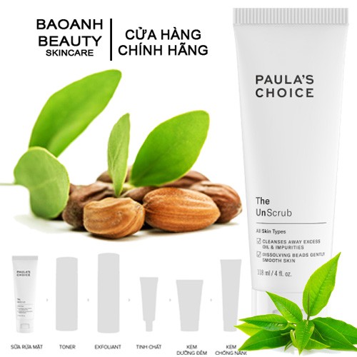 Sữa rửa mặt tẩy tế bào chết dạng hạt tan Paula's Choice The UnScrub 118ml Mã: 7400