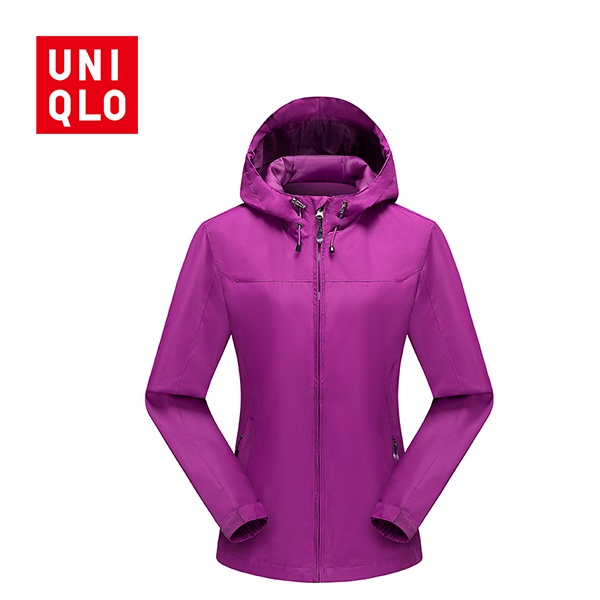 Uniqlo Áo Khoác Đi Mưa Chống Thấm Nước Có Mũ Trùm Thoáng Khí Dành Cho Nam Và Nữ