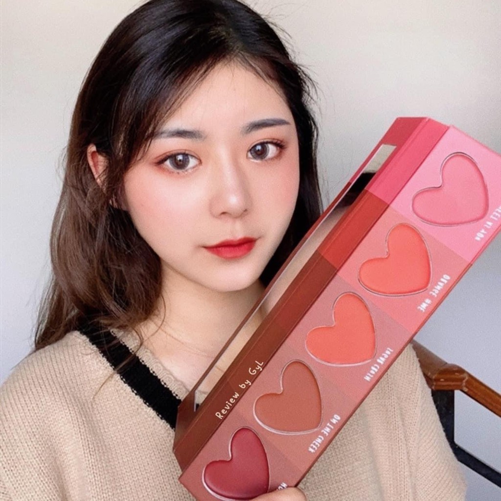 GUICAMI - Bảng 5 màu má hồng dạng kem | BigBuy360 - bigbuy360.vn