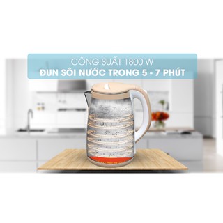Bình đun siêu tốc Kangaroo 1.5 lít KG-18K1