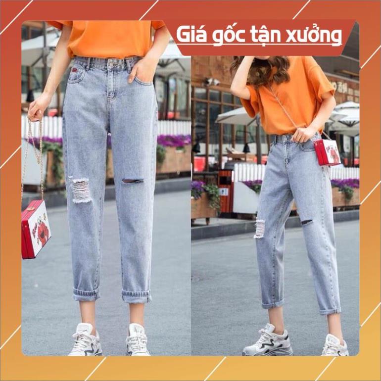Khuyến mại Quần bò baggy nữ quần jean baggy nữ quần jeans nữ lưng cao chất đẹp Hot Trend 2021 - HAPONO-J011 huyenjean | BigBuy360 - bigbuy360.vn