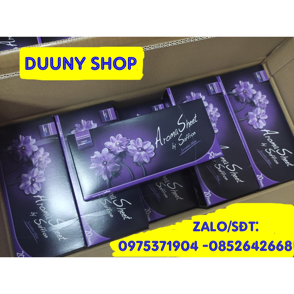 SỈ/ LẺ CHÍNH HÃNG Giấy thơm Aroma sheet, LG STYLER, Giấy thơm quần áo Hương nhài dùng tủ giặt khô LG STYLER